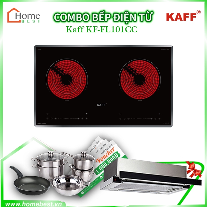 Combo bếp điện từ Kaff KF-FL101CC