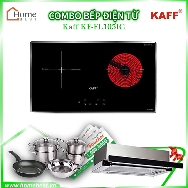 Combo bếp điện từ Kaff KF-FL105IC