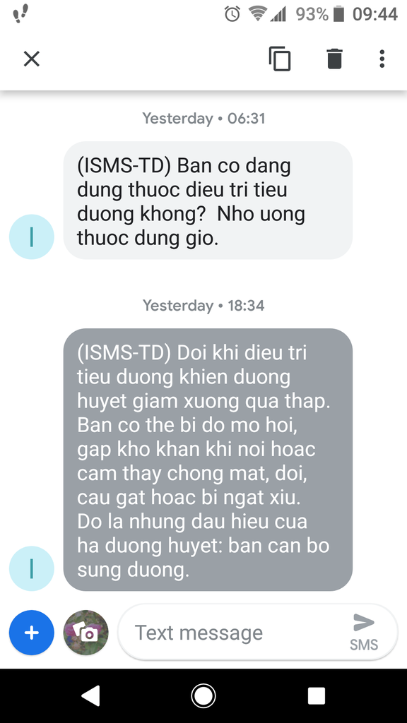 Dự án: “Xây dựng và thử nghiệm tính phù hợp và khả thi của hệ thống tin nhắn hỗ trợ điều trị bệnh tiểu đường đối với người cao tuổi tại Việt Nam