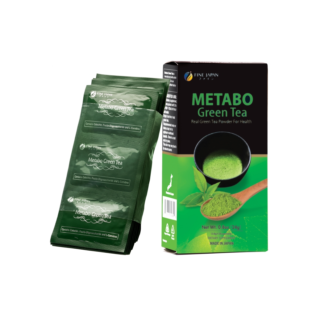 Bột trà xanh hỗ trợ giảm cân Fine Japan Metabo Nhật Bản