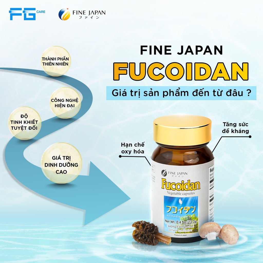 Viên Uống Điều Trị Ung Thư Fine Japan Fucoidan Nhật Bản