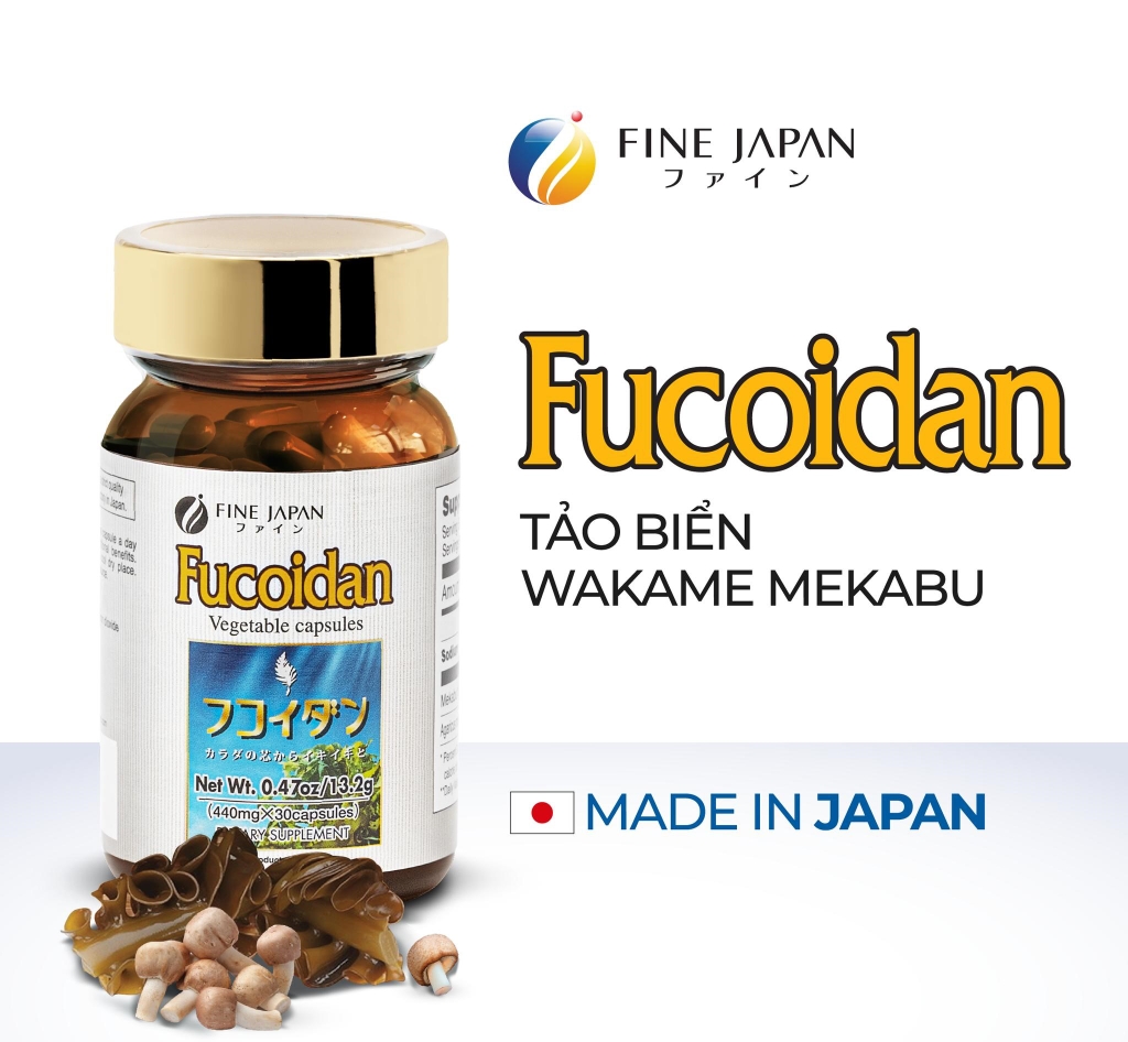 (Combo 2) Hộp Viên Uống Hỗ Trợ Phòng Ngừa Và Điều Trị Ung Thư Fine Japan Fucoidan 30 Viên