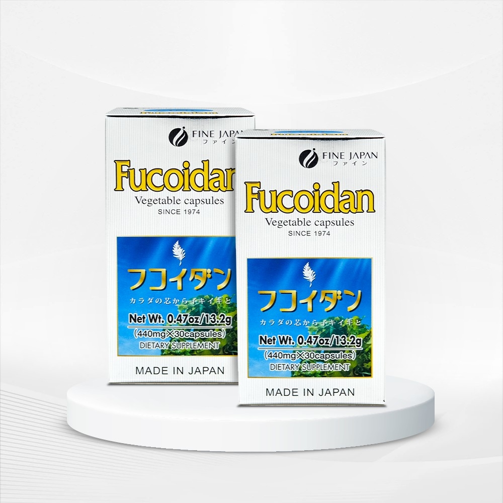 (Combo 2) Hộp Viên Uống Hỗ Trợ Phòng Ngừa Và Điều Trị Ung Thư Fine Japan Fucoidan 30 Viên