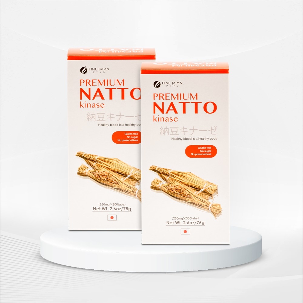 (Combo 2) Viên Uống Hỗ Trợ Phòng Ngừa Đột Quỵ Fine Japan Natto Kinase 300 Viên