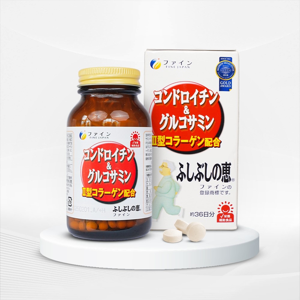 Viên uống hỗ trợ xương khớp Fine Japan Glucosamine & Chondroitine 545 viên