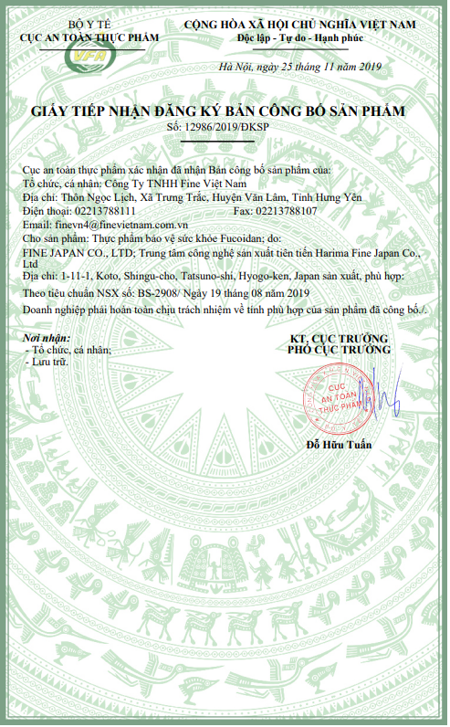 Viên uống hỗ trợ phòng ngừa và điều trị ung thư Fine Japan Fucoidan 30 viên