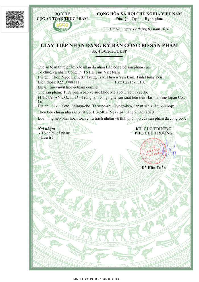 Bột trà xanh hỗ trợ giảm cân Fine Japan Metabo Green Tea 30 gói