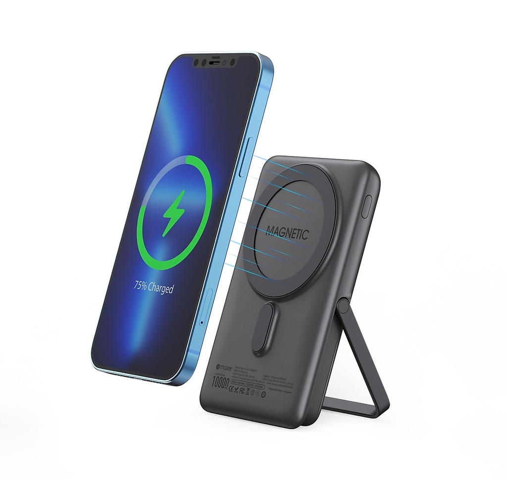 Pin Dự Phòng Mazer Infinite Boost Mag Stand Mini Qi Wireless MagAir13 Và Những Tính Năng Vượt Trội