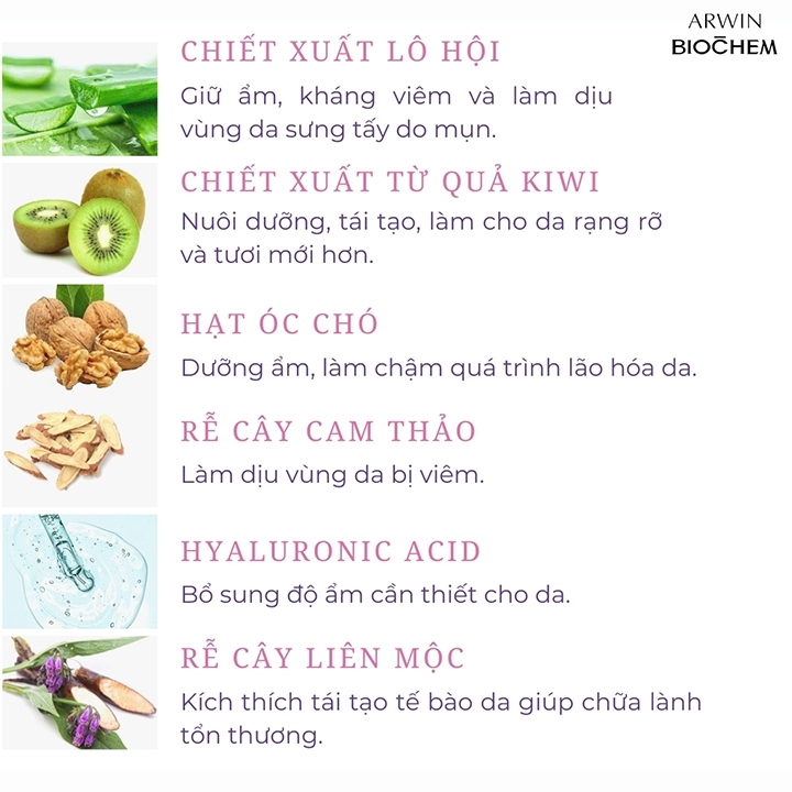 Gel tẩy tế bào chết Biochem chiết xuất hoa quả