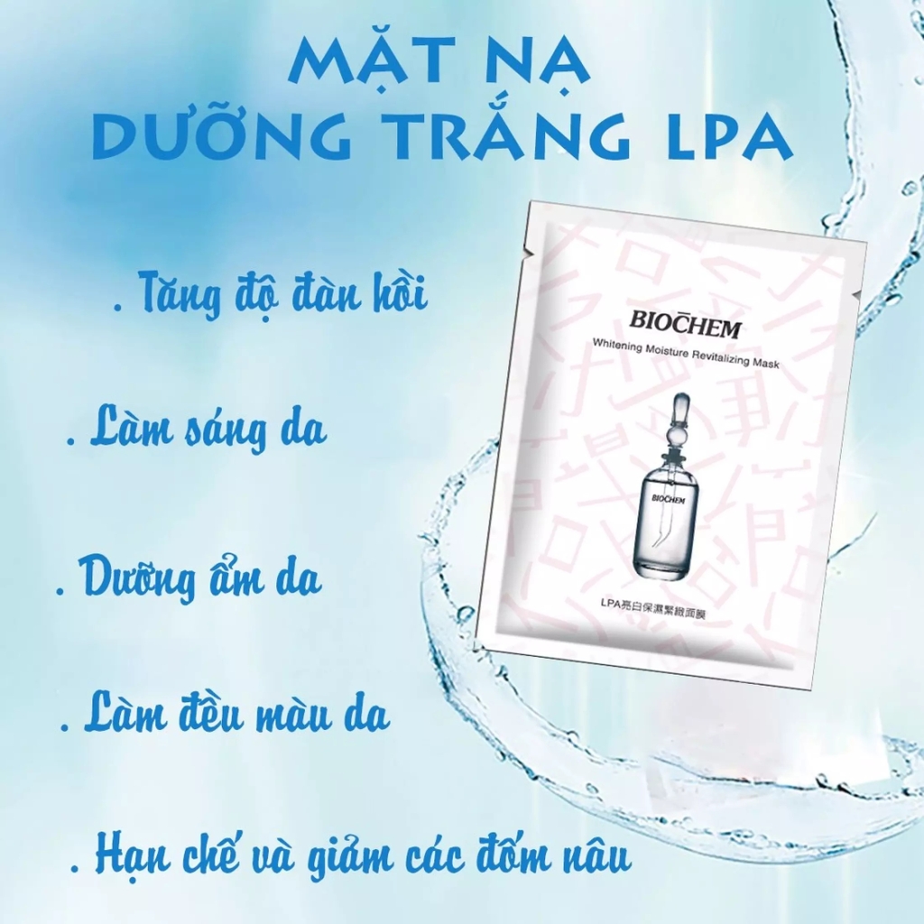 Mặt nạ dưỡng trắng Biochem chiết xuất LPA
