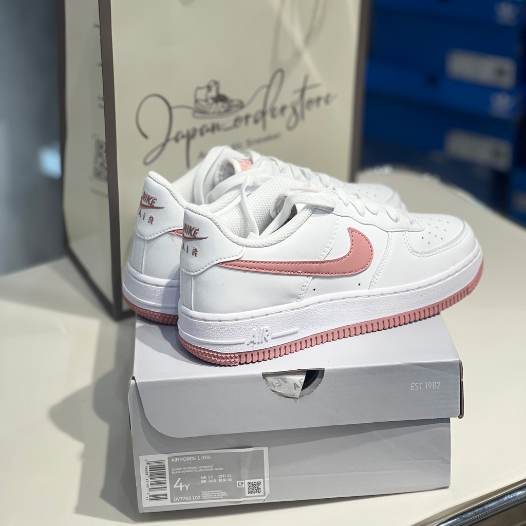 Giày Nike Air Force 1 Low GS White Red Stardust DV7762-102