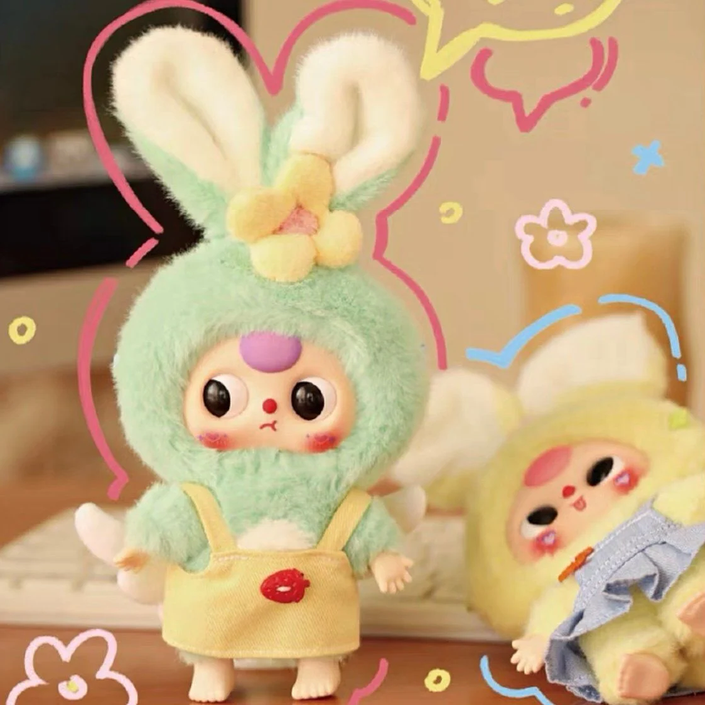 ぬいぐるみ Baby three Macaron Bunny V2 Blindbox 🎀Coming Soon | Baby Three V2 Rabbit Macaron Cute Bunny