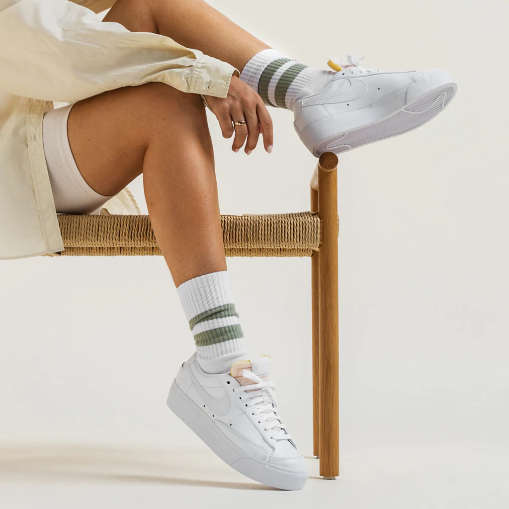 Giay Nike Blazer Low Platform Triple White DJ0292 100