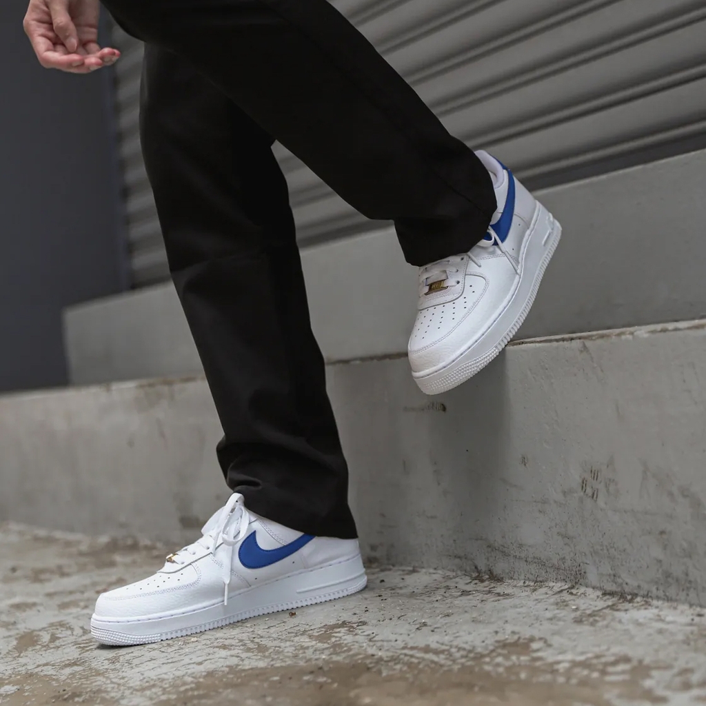 Giày Nike Air Force 1 Low White Royal Blue Dm2845-100