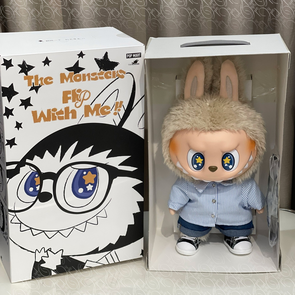 The Monsters Flip With Me Labubu 40CM Pop Mart The Monsters Flip With Me Labubu 40CM Pop Mart