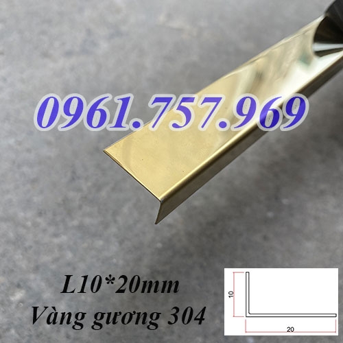 Nẹp L inox 304, nẹp chữ L inox 304, nẹp inox chữ L, nẹp L Nẹp Kim Loại 969