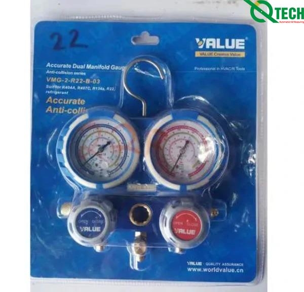 Đồng hồ gas đôi Value VMG-2-R22-B-03