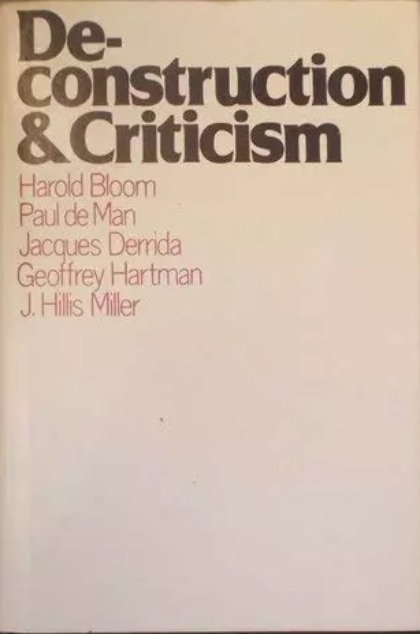 Deconstruction And Criticism