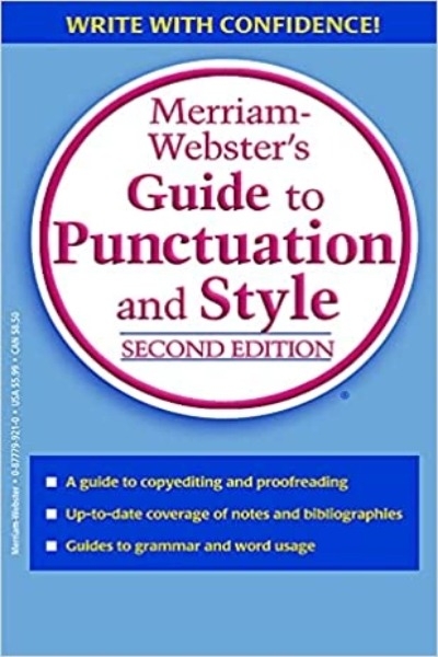 Merriam-Webster 'S Guide To Punctuation And Style