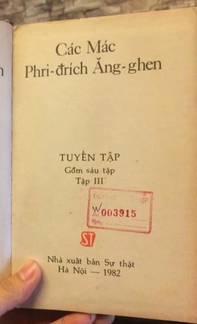 Các Mác Phri-Đrích Ăng-Ghen Tuyển Tập, Tập 3