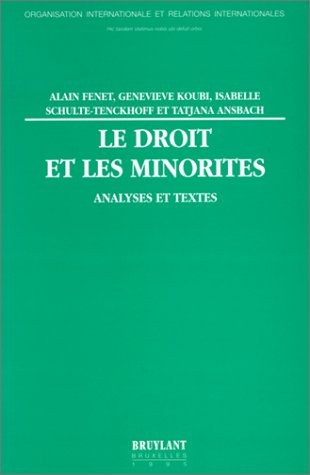 Le Droit Et Les Minorites