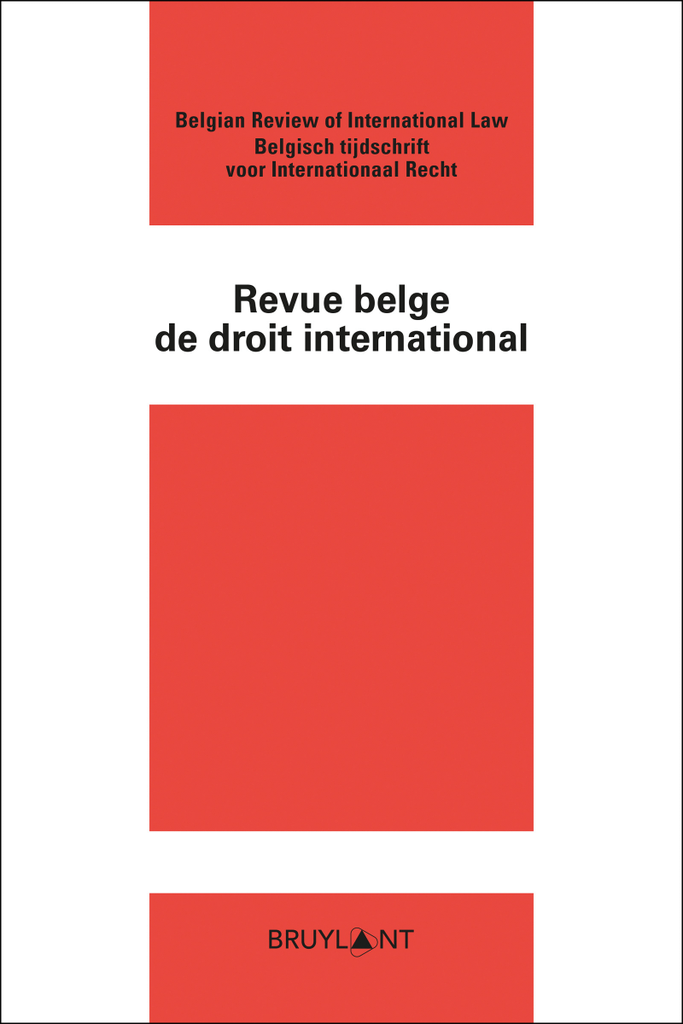 Revue Belge De Droit International