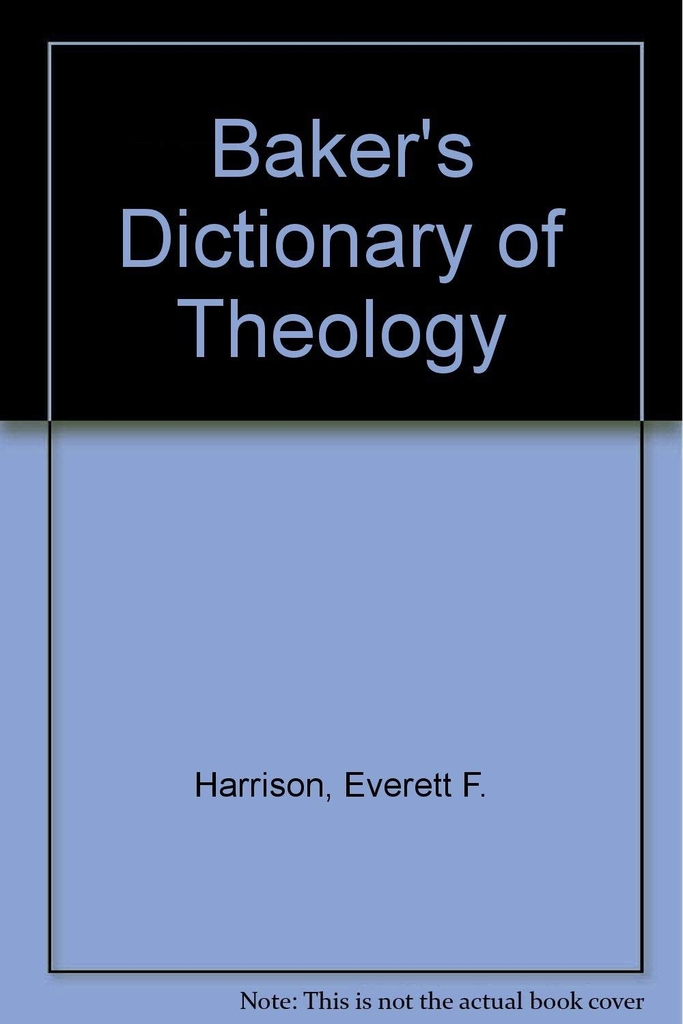 Banker'S Dictionary Of Theology