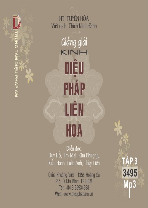 Kinh diệu pháp liên hoa tập 3