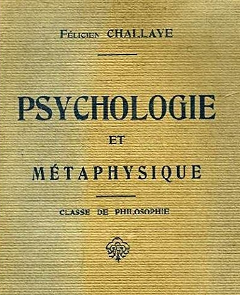 Psychologie Et Métaphysique