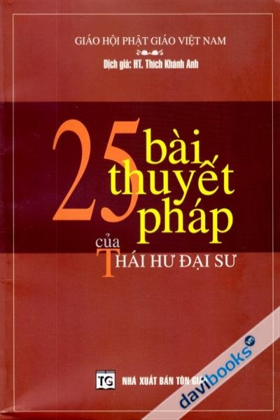 25 Bài Thuyết Pháp Của Thái Hư Đại Sư