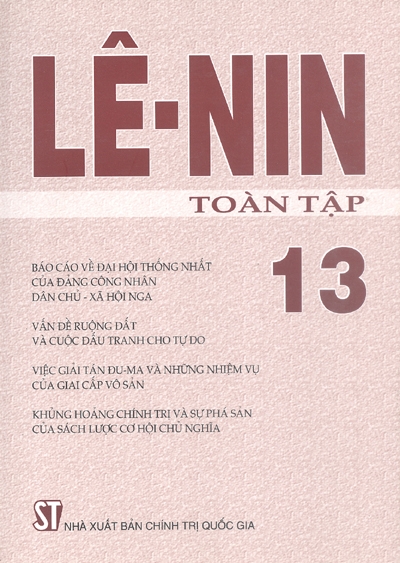 Lê Nin Toàn Tập 13