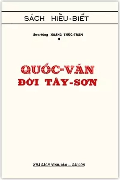 Quốc Văn Đời Tây Sơn