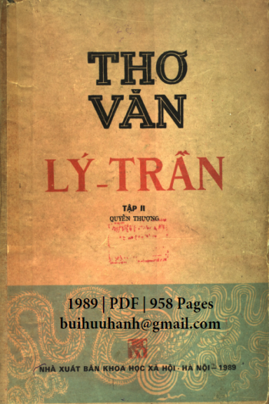 Thơ Văn Lý Trần Tập 2