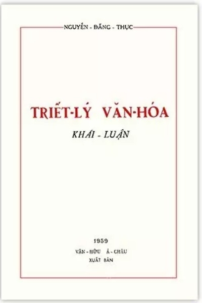 Triết Lý Văn Hóa Khái Luận