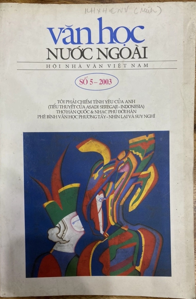 Văn Học Nước Ngoài Số 5 - 2003