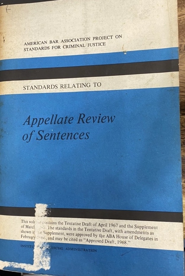 Appellate Review of Sentences