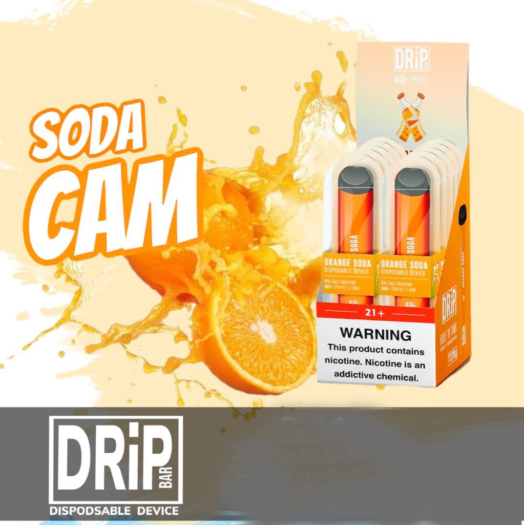 Drip bar 5 400 puff Soda Orange