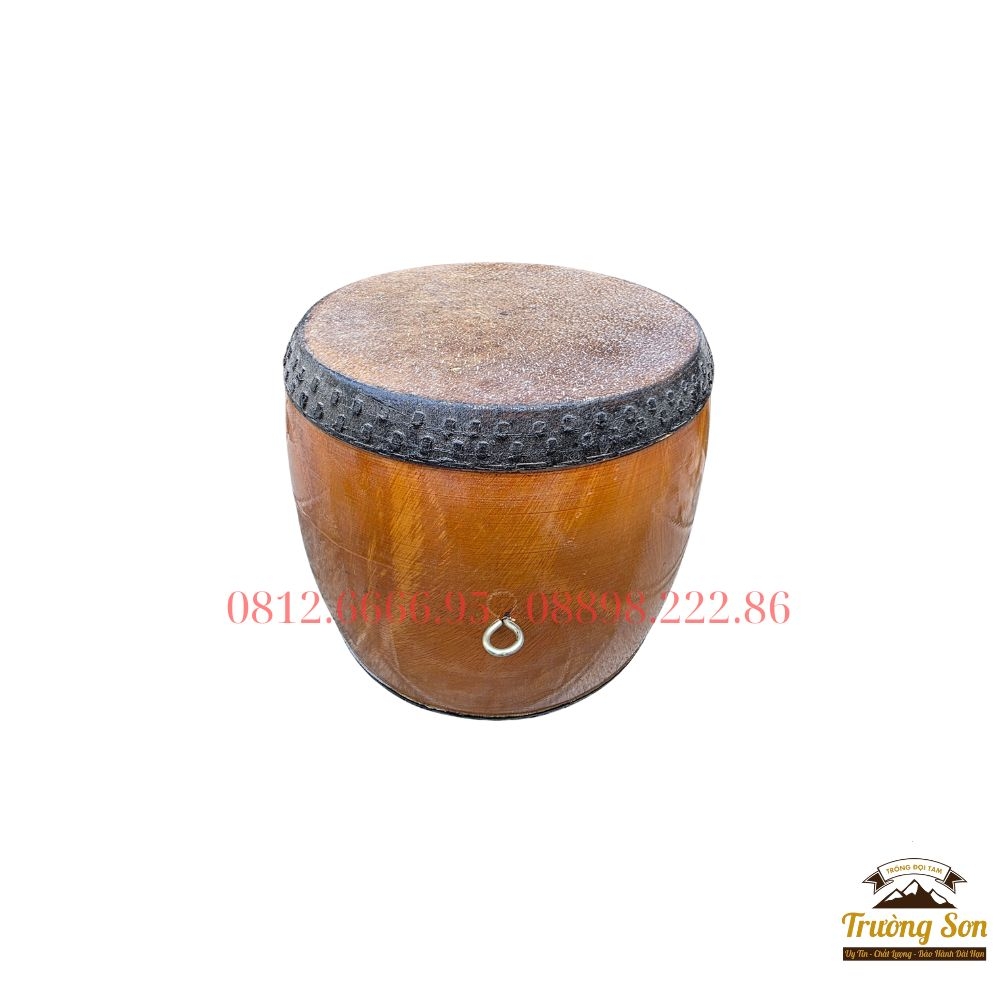 Trống Đế Nguyên Khối 18×18cm Gỗ Mít Da Trâu