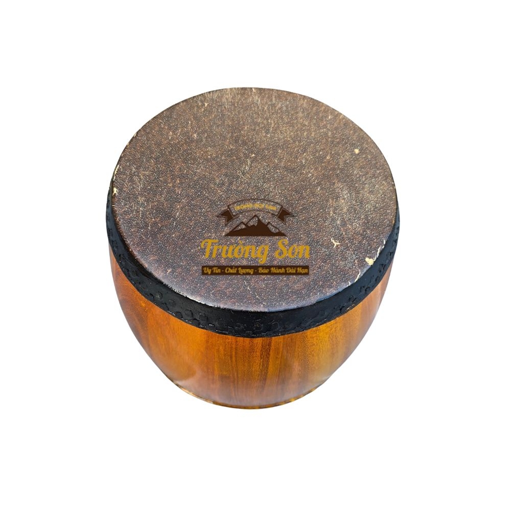 Trống Đế 16x16cm Tang Ghép Gỗ Mít Da Trâu Loại 1