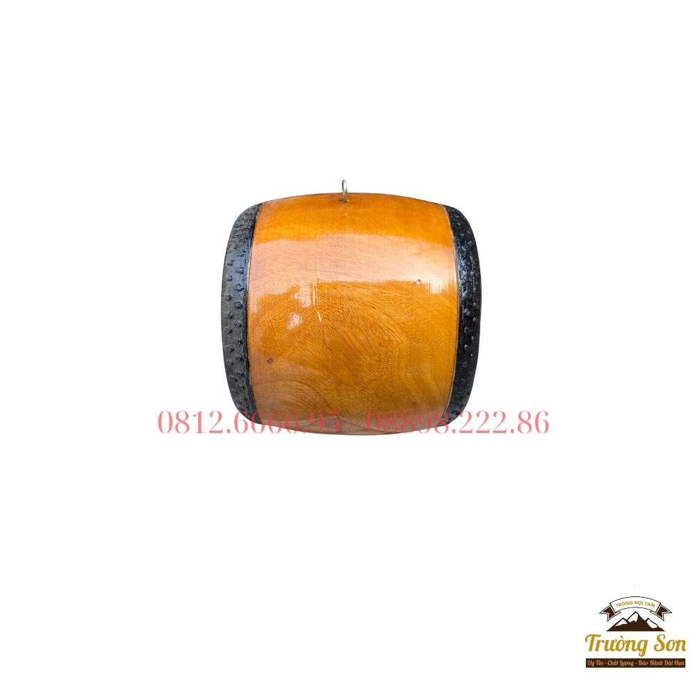 Trống Đế Nguyên Khối 18×18cm Gỗ Mít Da Trâu