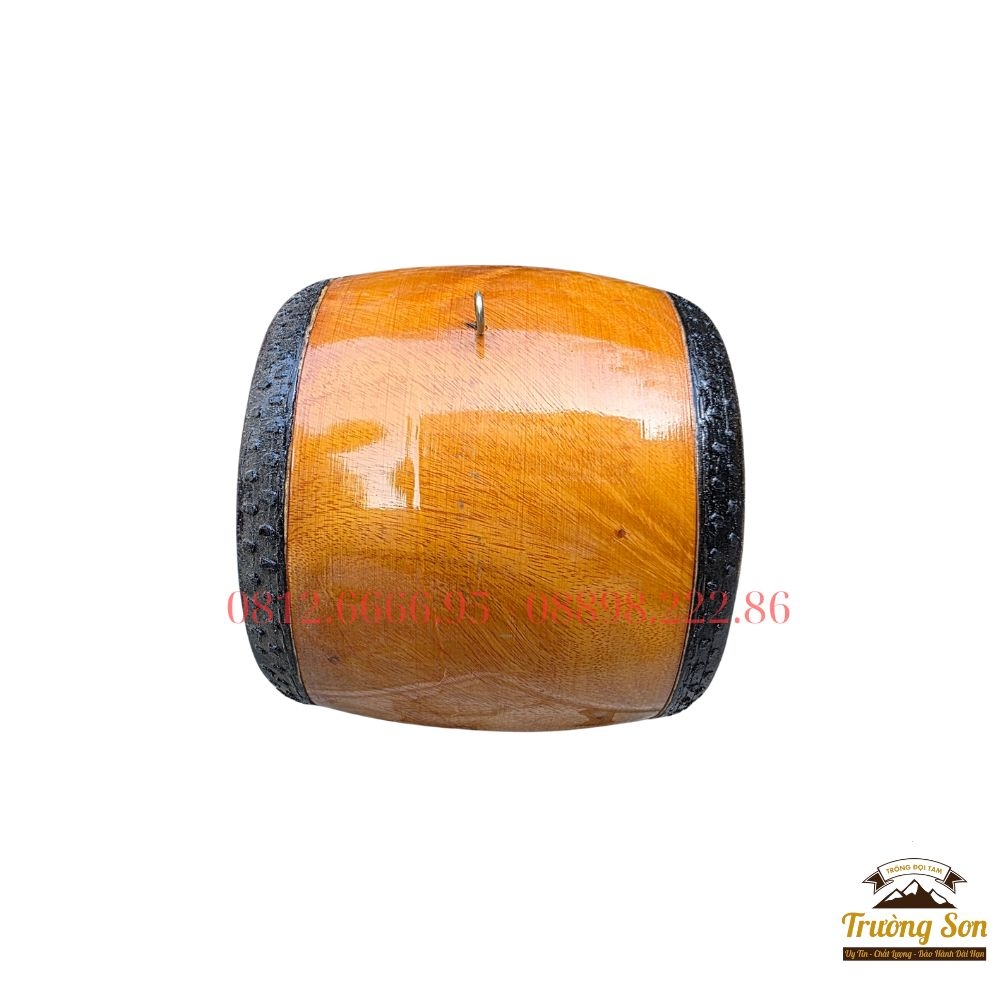 Trống Đế Nguyên Khối 18×18cm Gỗ Mít Da Trâu