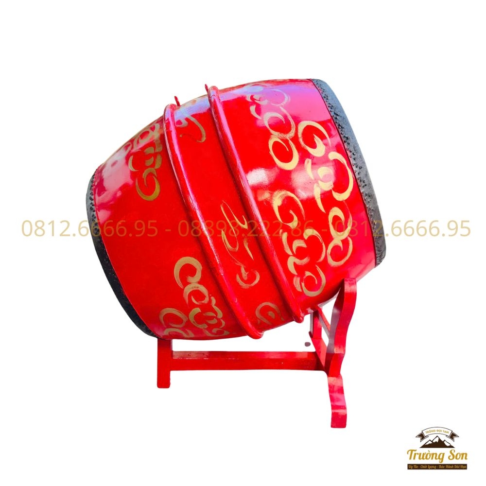 Trống hát văn 40×50cm Kèm Chân Giá Càng Cua