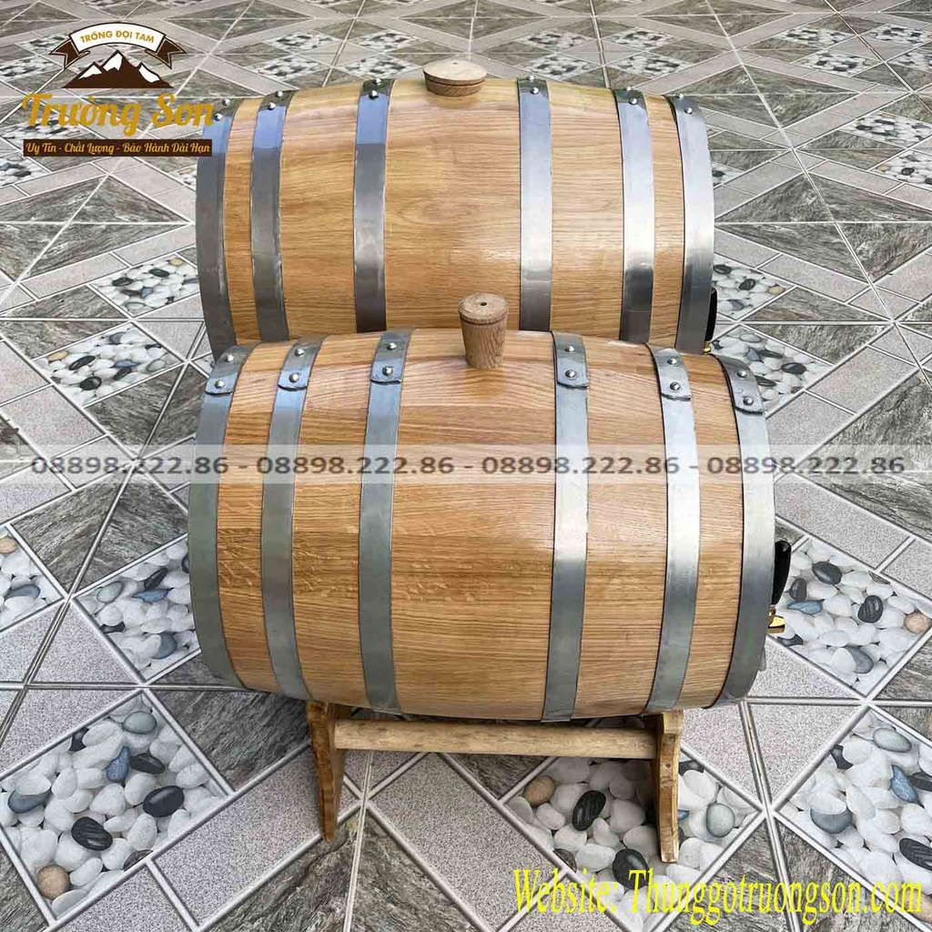 Thùng rượu gỗ sồi giá rẻ