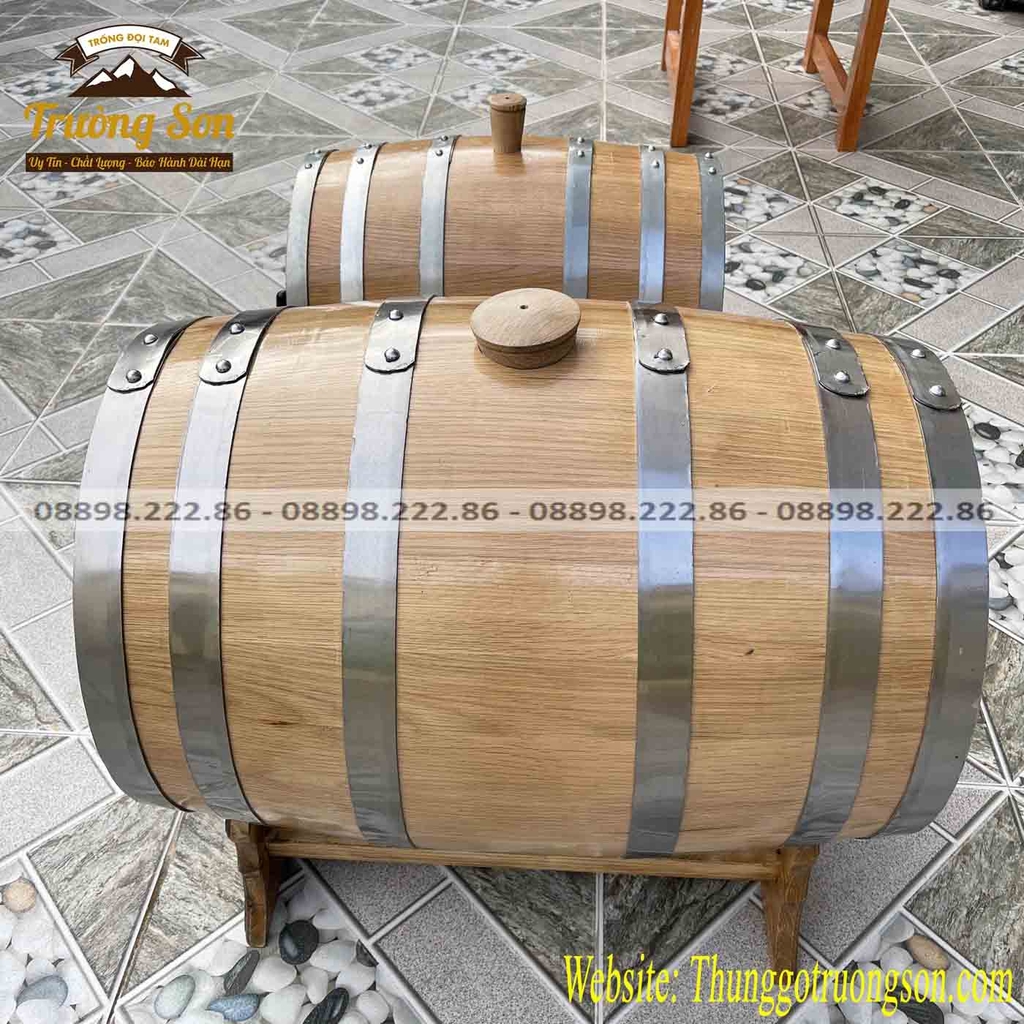 Thùng rượu gỗ sồi giá rẻ