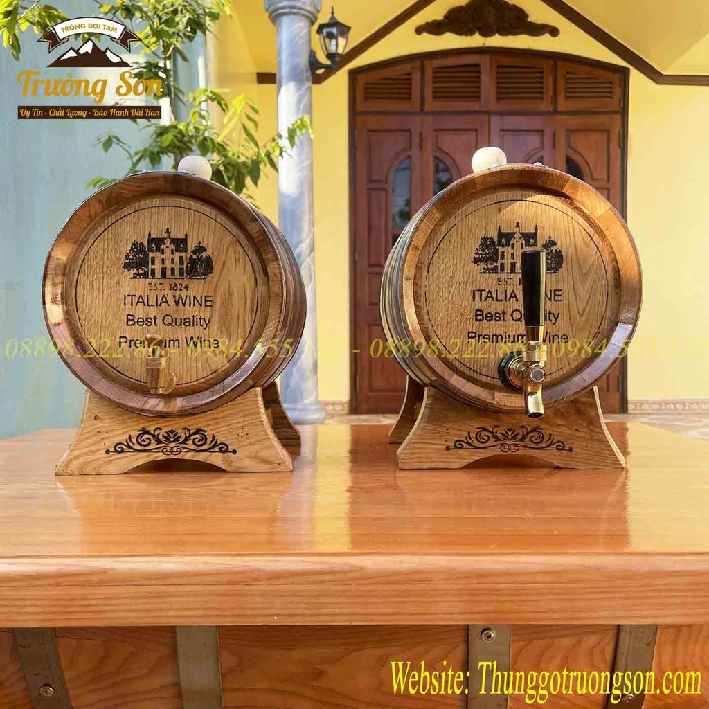 Thùng gỗ sồi 10 lít