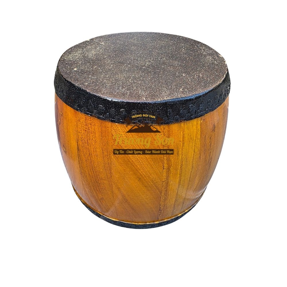 Trống Đế 16x16cm Tang Ghép Gỗ Mít Da Trâu Loại 1