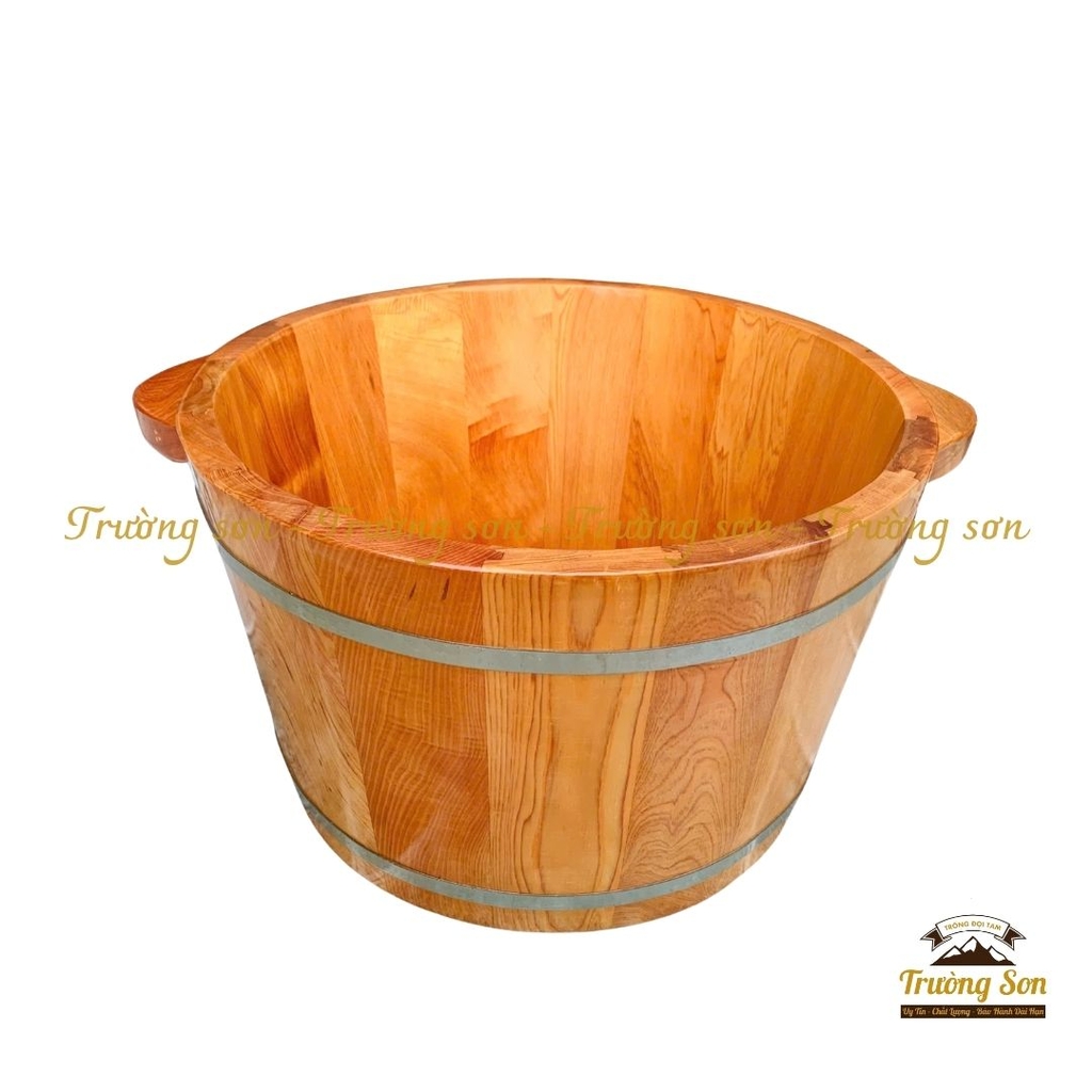 Chậu gỗ ngâm chân pơmu