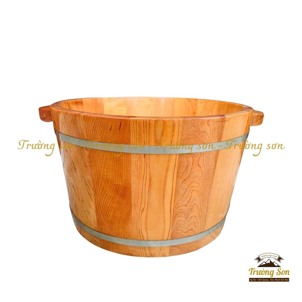 Chậu gỗ ngâm chân pơmu