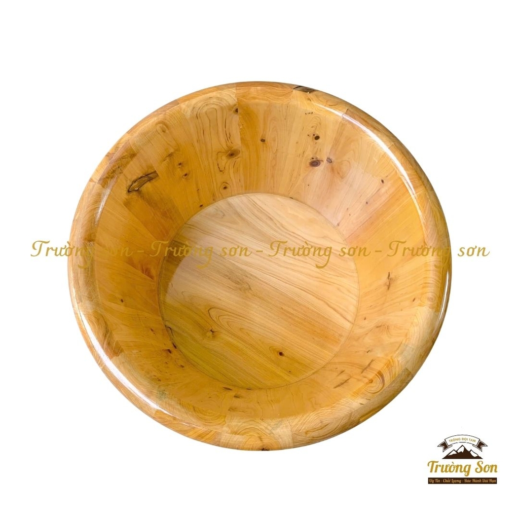 Chậu gỗ ngâm chân tuyết tùng