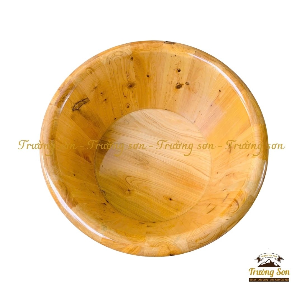 Chậu gỗ ngâm chân tuyết tùng